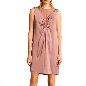 NWT AllSaints Nuri Dress Mauve Pink, 4